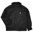 thumbnail image 3 of Reebok Boy's Fleece Lined Lightweight Full Zip Windbreaker Jacket-Black / 4, 3 of 4