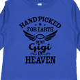 thumbnail image 4 of Inktastic Handpicked for Earth by My Gigi in Heaven with Angel Wings Boys or Girls Long Sleeve Toddler T-Shirt, 4 of 5