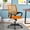 Orange, variant on NiamVelo Mesh Office Chair, Mid-Back Home Office Chairs Adjustable Desk Chair Ergonomic Computer Chair with Armrest, Rolling Swivel Chair for Adults, Black