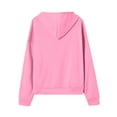 thumbnail image 5 of STICHOU Hoodies for Women Zip Up Oversized Casual Fleece Lined Sweatshirts Winter Fashion Jackets Lightweight Thick Coat Winter Clothes Pink 2XL, 5 of 6
