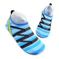 thumbnail image 3 of Zapatos de agua para hombre que evitan resbalones, zapatos de playa para nadar de secado rápido y engrosados ​​para bucear, surfear, kayak, azul 42-43, 3 of 10