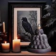 thumbnail image 4 of 2025 Halloween gift creative alabaster inverted incense burner Wan from the skull sandalwood incense burner aromatherapy incense burner, 4 of 5