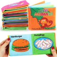 thumbnail image 4 of 6Pcs Baby Cloth Book Washable Kids Bath Books Funny Unbreakable Education Learning Toys Gifts for Toddlers, 4 of 4
