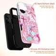 thumbnail image 4 of Pink Christian Bible Verse Phone Case with Ocean Theme, Inspirational Scripture and Jesus Design Phone Cover for iPhone 16 15 14 13 12 11 Pro Max Plus Mini, 4 of 6