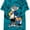 Teal, variant on Tom & Jerry Mens' Crewneck T-Shirt- Unisex Adult Sizes