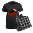thumbnail image 5 of CafePress - Christmas Mrs Naughty Women's Dark Pajamas - Women's Short Sleeve Print T-Shirt and Pants Dark Cotton Pajama Set, 5 of 7