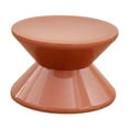 thumbnail image 2 of CoudarTitie Sofa Stool Bedside End Table Hourglass Shape Accent Stool Small Night Stand Shoe 2 Tier, 2 of 9