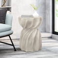 thumbnail image 4 of Grey magnesium oxide side table / Adds sophistication to outdoor gatherings, 4 of 5