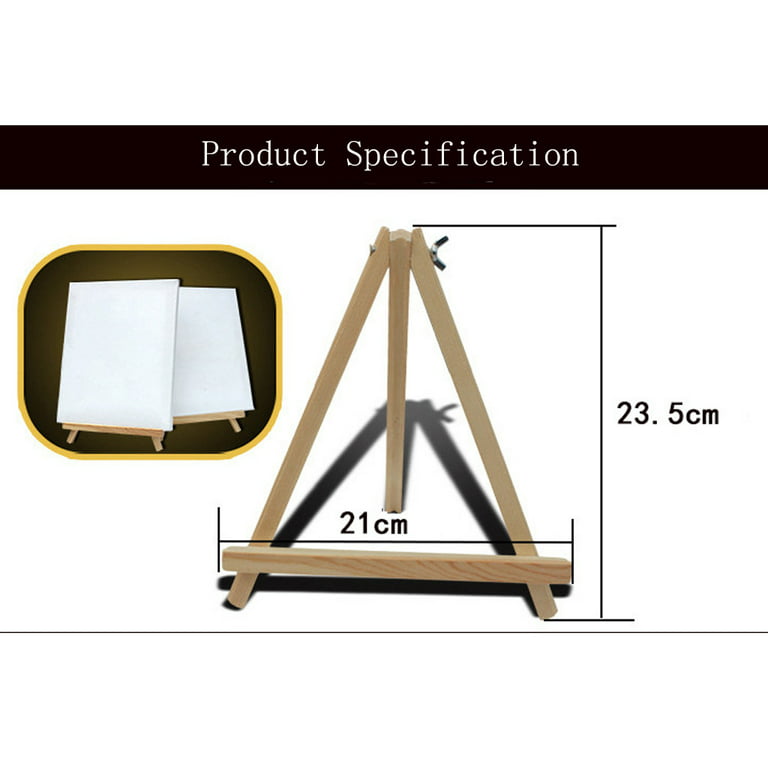 Plate Stand Medium Size 23cm Wooden Folding Easel for Pictures & Displays