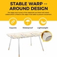 thumbnail image 4 of Watercolor Wildflowers Table Cloths for 8 Foot Rectangle Tables, Farmhouse Country Botanical Flowers Patio Waterproof Elastic Fitted Tablecloths, Washable Rectangular Table Cover for Camping, 4 of 8