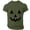 Army Green, variant on Giant Jack O' Lantern Face | Halloween Costumes Men Pumpkin Fun T-Shirt Happy Halloween Gift for Men