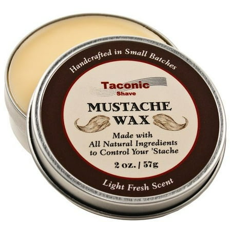 Usa Natural - Taconic Shave Premium Mustache Wax - All Natural - Artisan Made in the USA - 2 Oz Size (Double the size of most others)