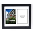 thumbnail image 1 of CreativePF- 2 Opening Glass Face Black Picture Frame to Hold 5 by 7 inch Photographs Including 10x12-inch White Mat Collage, 1 of 5