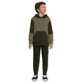 thumbnail image 2 of Cheetah Boys Active Fleece Hoodie and Joggers Set, 2-Piece, Sizes 4-18 & Husky, 2 of 5
