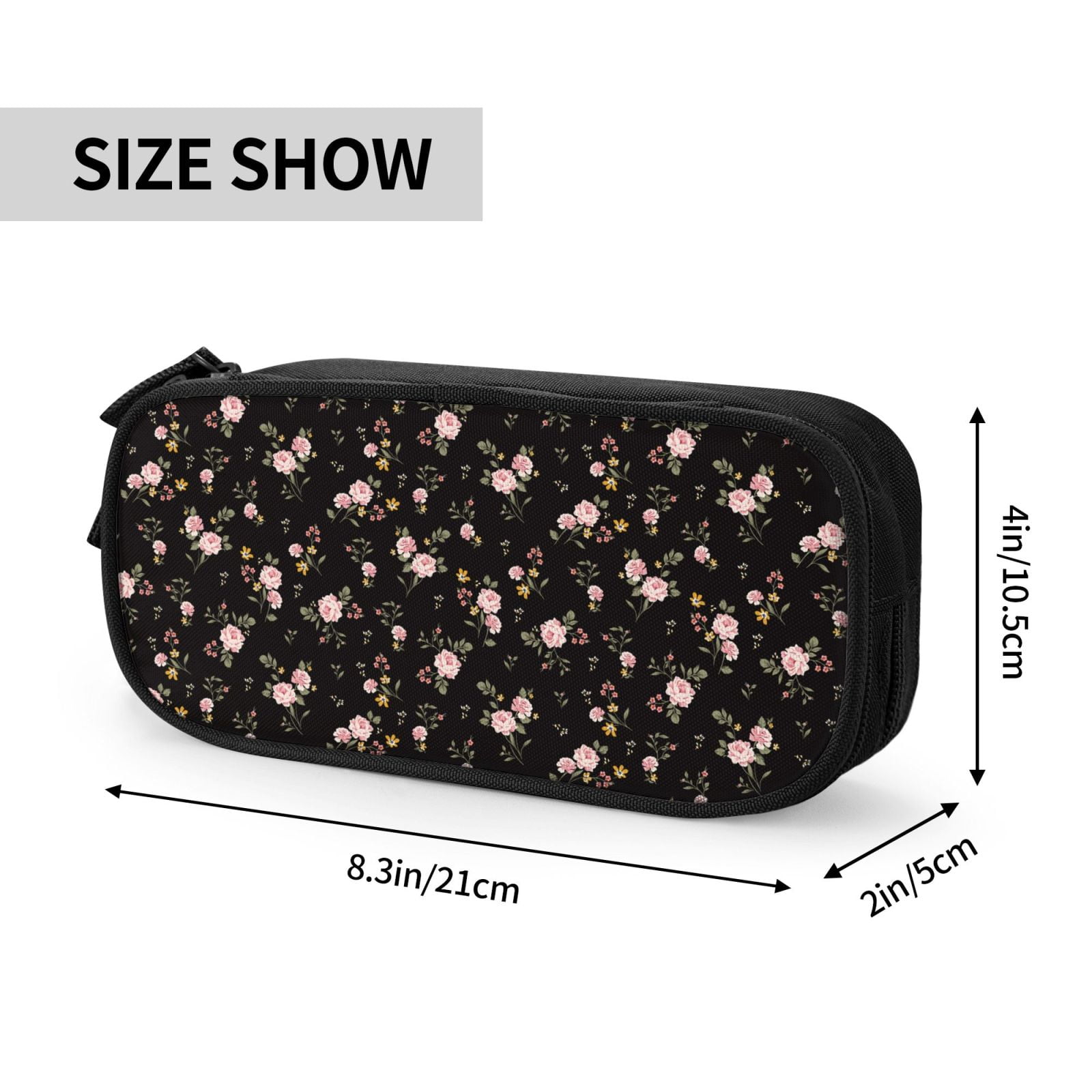 Cherry PU Cute Pencil Case School Stationery Storage Bag Leather - View #8