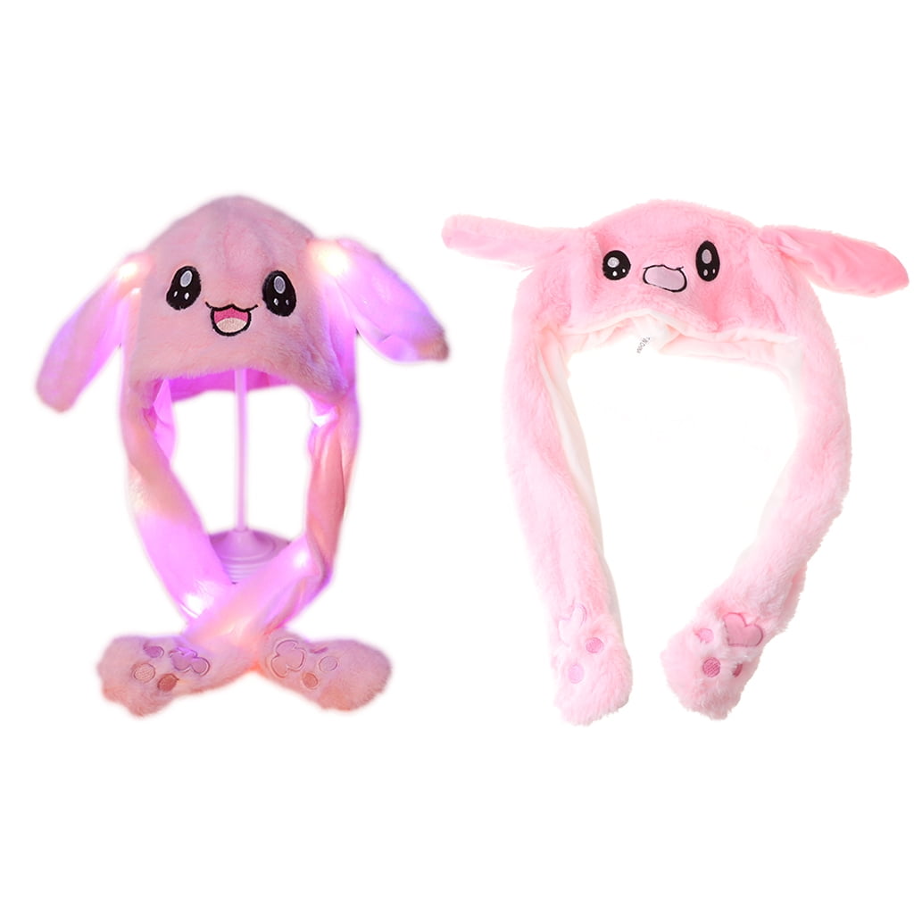 Multicolor Bunny LED Light Up Plastic Lamp 6-Inch