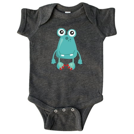 

Inktastic Cute Monster Smiling Monster Blue Monster Gift Baby Boy or Baby Girl Bodysuit