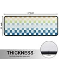 thumbnail image 5 of Kitchen Rugs Sets Of 2,Colorful Gradient Checkerboard Checkered Pattern Anti Fatigue Kitchen Mat Rugs Non Slip Washable,Decorative Kitchen Floor Mats for Kitchen,Sink,Laundry,17"x47"+17"x47", 5 of 5