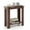 Walnut, variant on CRXX Narrow End Table, 2-Tier Side Table with Open Storage Shelf, Retro Wood Sofa Table Bedside Tables for Small Spaces, Slim Nightstand for Living Room, Bedroom, Easy Assembly, Walnut