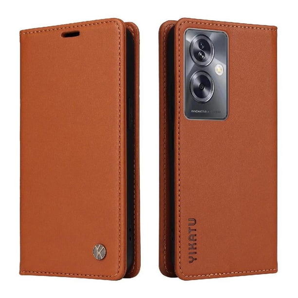 Funda para OPPO A79 5G Estuche de Cuero PU Tipo Cartera con Ranuras para Tarjetas y Cierre Magnético