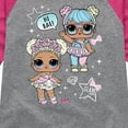 thumbnail image 3 of LOL Surprise! Dolls - LOL Hi Bae! - Toddler & Youth Girls Raglan Graphic T-Shirt, 3 of 4