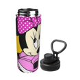 thumbnail image 2 of Botella de agua aislada deportiva de Minnie Mouse, de acero inoxidable, portátil, para exteriores, para viajes, fitness, estudiantes, talla única., 2 of 7