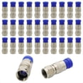 thumbnail image 2 of Engarzadora de Cable Coaxial y Conectores F RG6 30 Piezas F Macho y 10 Piezas Hembra A Hembra con Kit de Herramientas de Compresión Coaxial, 2 of 6
