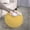 Yellow, variant on Navy Blue Cotton Knitted Seat - Or Floor Cushion, 200lbs Weight Capacity, Decorative Round Pouf, & Limit,