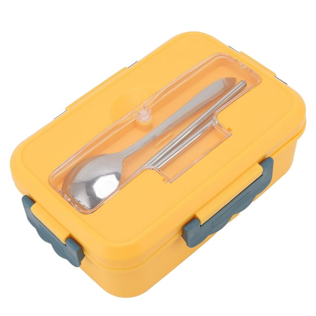 Demonsen Bento Box, Food Material Kids Bento Box Large Capacity With Spoon Chopsticks For Office