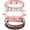 Pink, variant on Rock Punk Studded Leather Bracelet Set,Goth Spiked Cuff PU Wristband Adjustable Bracelets Emo Grunge Accessories Halloween Party Favors Pink -