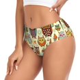 thumbnail image 2 of Fotbe Cute Owls Calzones Estampados para Mujer – Ropa Interior de Algodón, Cómoda, Suave y Elástica-XX-Large, 2 of 6