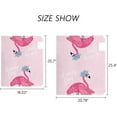 thumbnail image 3 of Coolnut Mailbox Covers Magnetic Standard Size Cute Flamingo with Sunglasses with Scooter Seasonal Mail Wraps for Home Outdoor Decor, 25.4"x20.78", 3 of 5