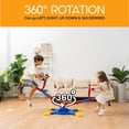 thumbnail image 6 of Platports Kids Outdoor Backyard Playground Seesaw: Swivels and Rotates 360 Degrees Teeter Totter at Home for Youth Junior Age 3 4 5 6 7 8, 6 of 7
