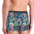 thumbnail image 3 of Goofa Colorful Flowers Printed Men's Boxer Briefs Underwear, Moisture-Wicking Underwear, Trunk,Soft and Breathable Cotton Underwear-Large, 3 of 9