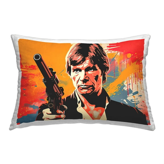 Stupell Industries Abstract Style Character Decorative Printed Throw Pillow, 14 x 20