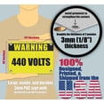 thumbnail image 2 of 440 VOLTS | Warning Notice Caution Danger 3mm PVC Sign, 2 of 4