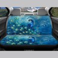 thumbnail image 6 of Pzuqiu Peacock Car Seat Covers Interior Auto Decor Front and Rear Seat Cover Set, Automotive Interior Protection Easy to Install Compatible with Cars Truck Sedans, 6 of 10