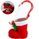 thumbnail image 5 of 12 Uds. Colgante de decoración navideña, diseño de gota de Papá Noel, decoración navideña, media flocada, bota, bolsa de dulces Xemadio 2034488, 5 of 9
