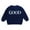 Navy, variant on Rggeeun Girls Child Sweaters Floral Embroidery Design Hand Embroidered Pure Knit Crew Neck Long Sleeve For Delicate Soft And Comfortable Baby Kids Trendy Pullover,Army Green,6-12 Months