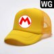 thumbnail image 1 of 20 colores Super Mario juego de dibujos animados Cosplay malla transpirable gorra con visera sombrero plano viaje sol al aire libre Casual Hip Hop regalos zhangmengya  LED, 1 of 2