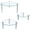 3 Pack Round, variant on 3 count Round Tempered Glass Cake Stands Set 8 10 13 Inch Cupcake Display Stand Plate for Dessert Table Serving Platter
