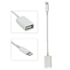 thumbnail image 2 of Cable adaptador OTG de 8 pines macho a USB para iPhone, iPad y cámara, color blanco, 2 of 5