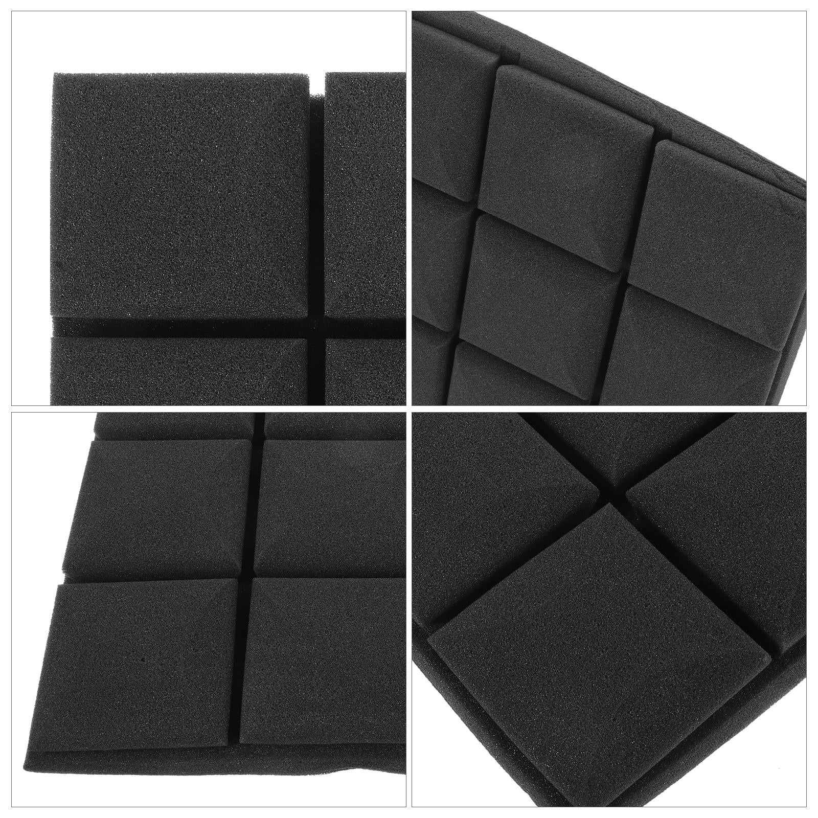 FRCOLOR 4pcs Soundproof Insulation Acoustic Wall Panels Sound Absorbing Noise Reduction Panels