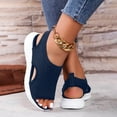 thumbnail image 3 of Dakaela Women's Walking Sandals Arch Support Orthotic Slip on Shoes Plantar Fasciitis Platform Sandals, 3 of 6