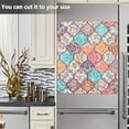 thumbnail image 5 of Bohemian Moroccan Pattern Dishwasher Magnet Covers for The Front Magnetic Dishwasher Cover Home Cabinet Decals 20" x 26" Refrigerator Door Home Decor, 5 of 5