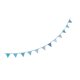 thumbnail image 1 of Halloween Pennant Banner Flag For Kids Room Decor In Blue Featuring Double-Sided Hanging Decoration 1 Set, 1 of 5