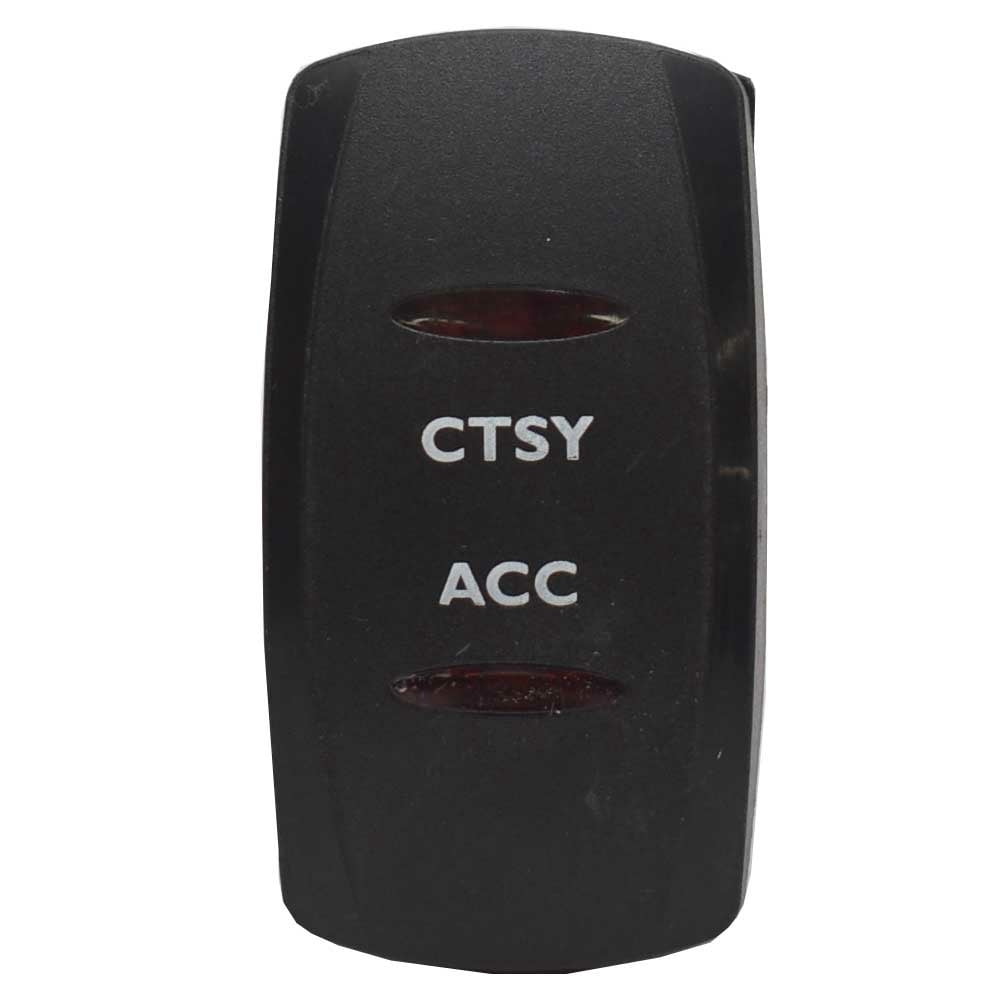 Carling On-Off-On Contura V Boat Rocker Switch | CTSY/ACC 7 Spade 12V
