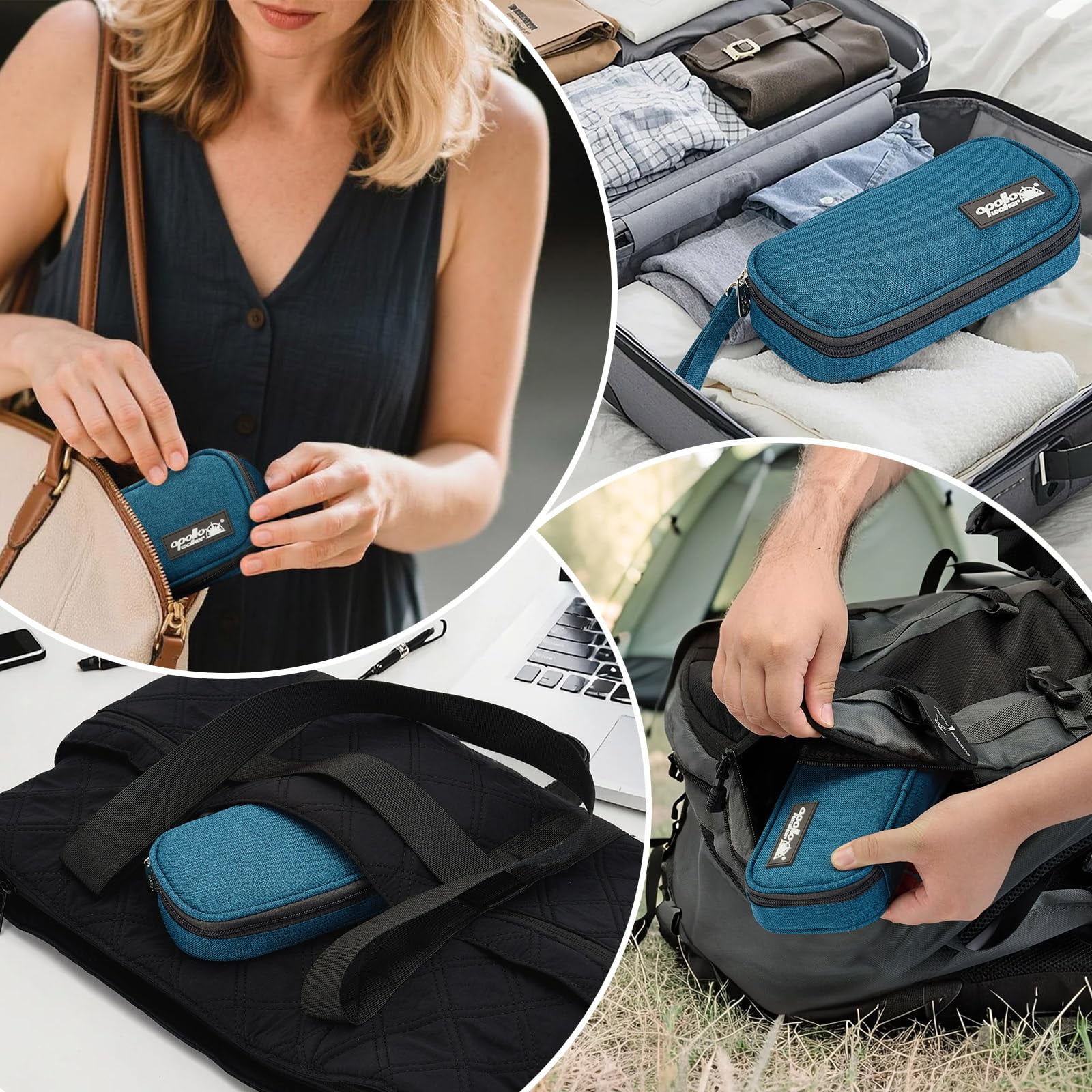 Insulin Travel Cooler Case - Tsa Approved Medication Bag with Ice Packs