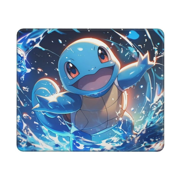 Squirtle Mousepad Non-Slip Rubber Base Mouse Pads for Computers Laptop Office Desk Accessories Mouse pad 1pc,10X12In