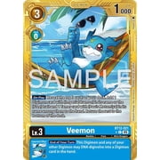 Advanced Booster Digimon Generation Veemon BT12-021 [Gold Border]